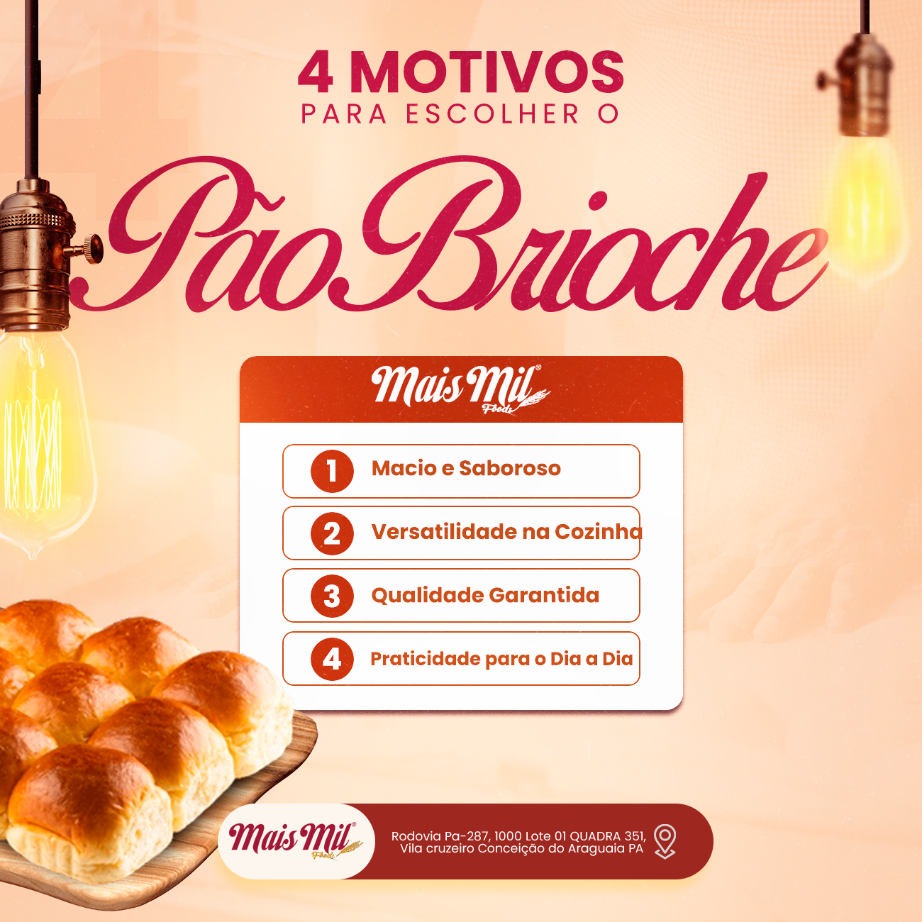 4 motivos para escolher o pão brioche 