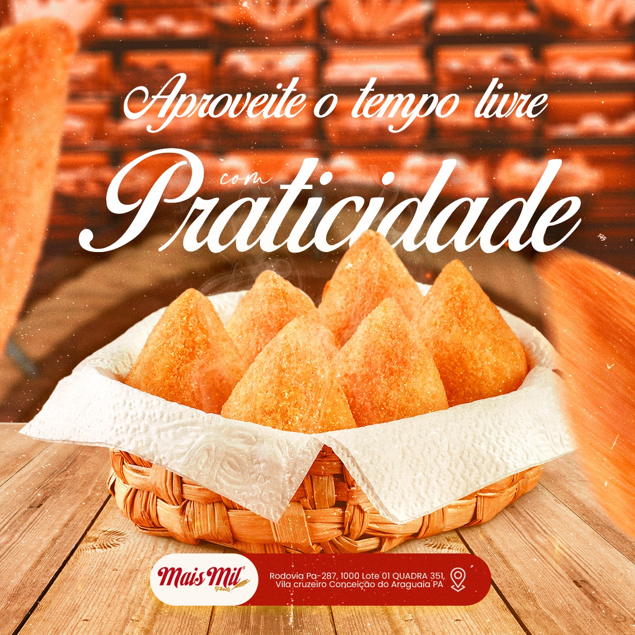 aproveite o tempo livre com praticidade 