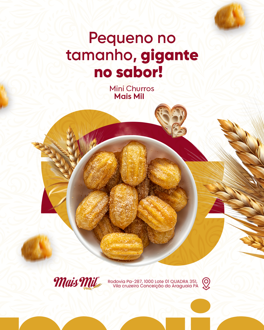 Pequeno no tamanho, gigante no sabor!