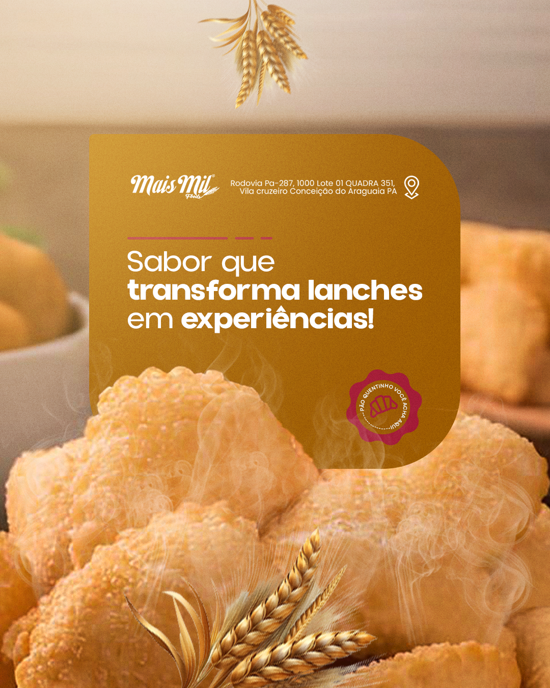 Sabor que transforma lanches em experiência