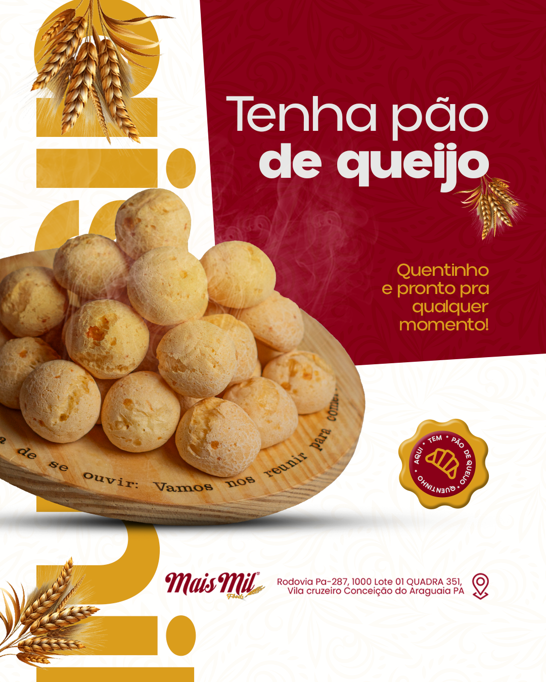 Tenha pão de queijo