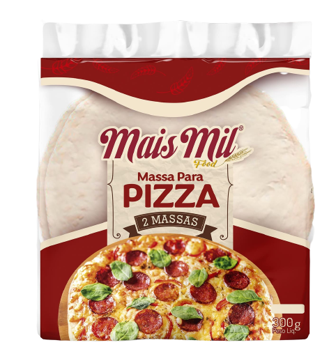 Massa pizza m 300g 2.un