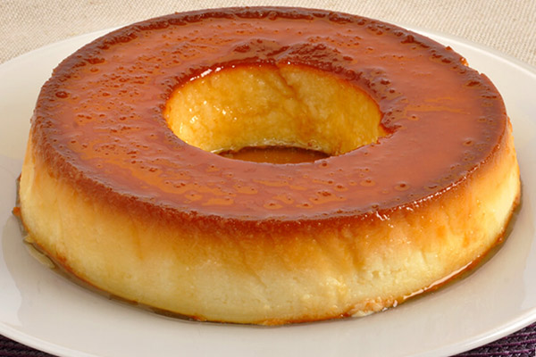 Pudim de pão de forma