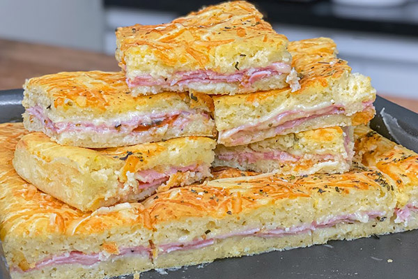 Torta de sanduíche de forno